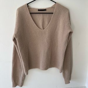 Jenni Kayne Cropped Cabin Sweater, Small